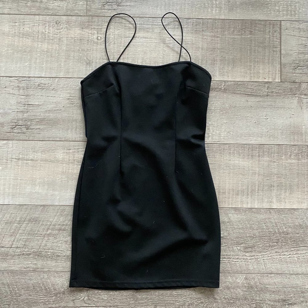 Black Mini Bodycon Dress